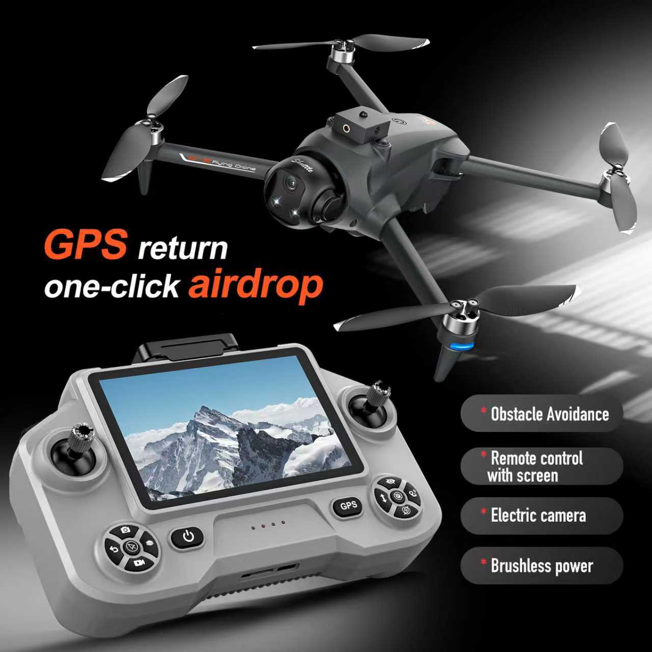 Drone Gimbal 2 Axis - Квадрокоптер YL059 FPV GPS с двумя